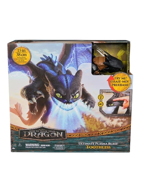 DreamWorks How to Train Your Dragon Ultimate Plasma Blast Toothless Action Figure (38 cm)