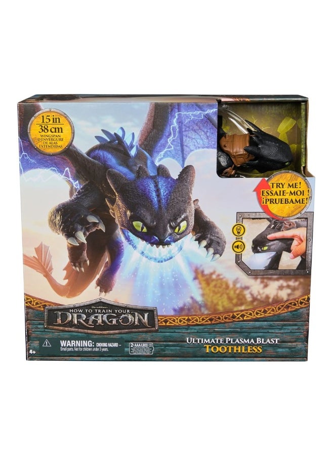 DreamWorks DreamWorks How to Train Your Dragon Ultimate Plasma Blast Toothless Action Figure (38 cm)  - Image 1