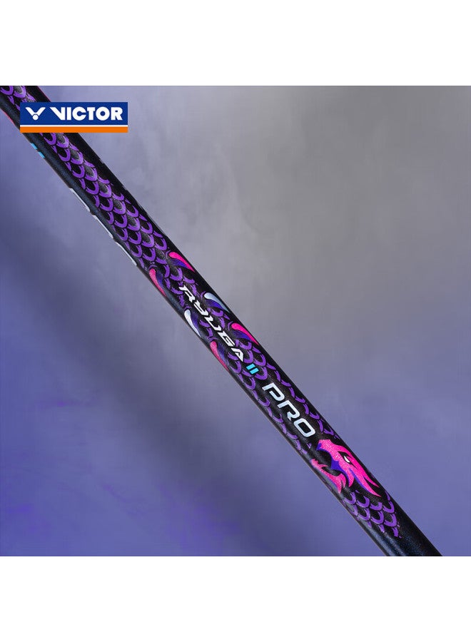 Victor راية كرة الريشة فيكتور، مضرب فردي، ألياف كربونية، درجة احترافية، مضرب شفرات الأسنان التنين الجيل الثاني، Tk-ryuga Ii Pro 4u - Image 2