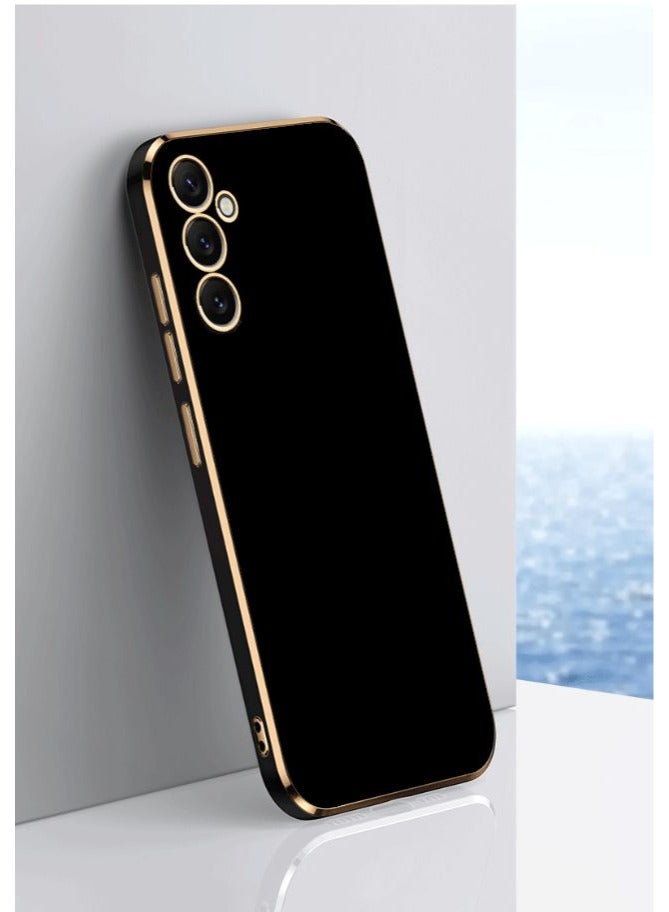 Samsung Galaxy A55 Mobile Phone Case Cover, Luxury Plating Soft Back Cover, Raised Full Camera Protection - Image 1