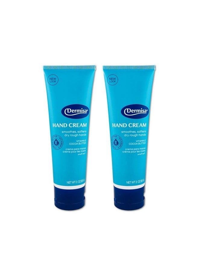 DERMISA - Hand Cream | Nourishing Formula For Dry Hands | Contains Cocoa Butter, Collagen & Vitamin-E | 3 Oz | Pack Of 2 - Image 1