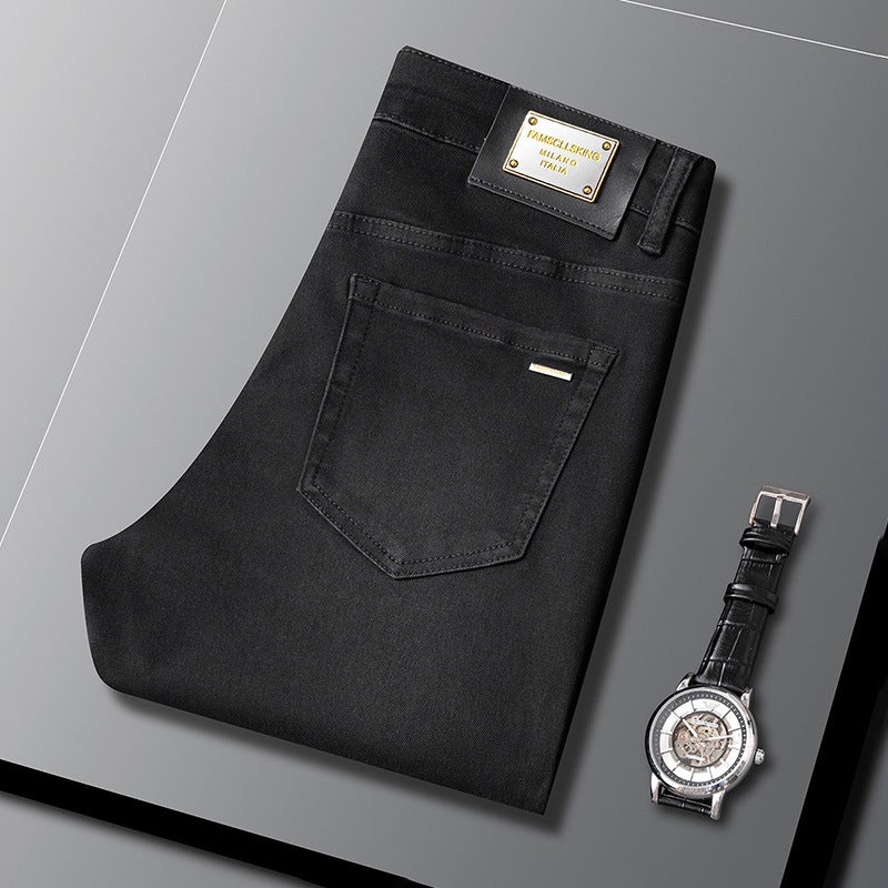 Unisex Classic Denim Jeans Loose Fit Daily Outdoor Wear - Image 3