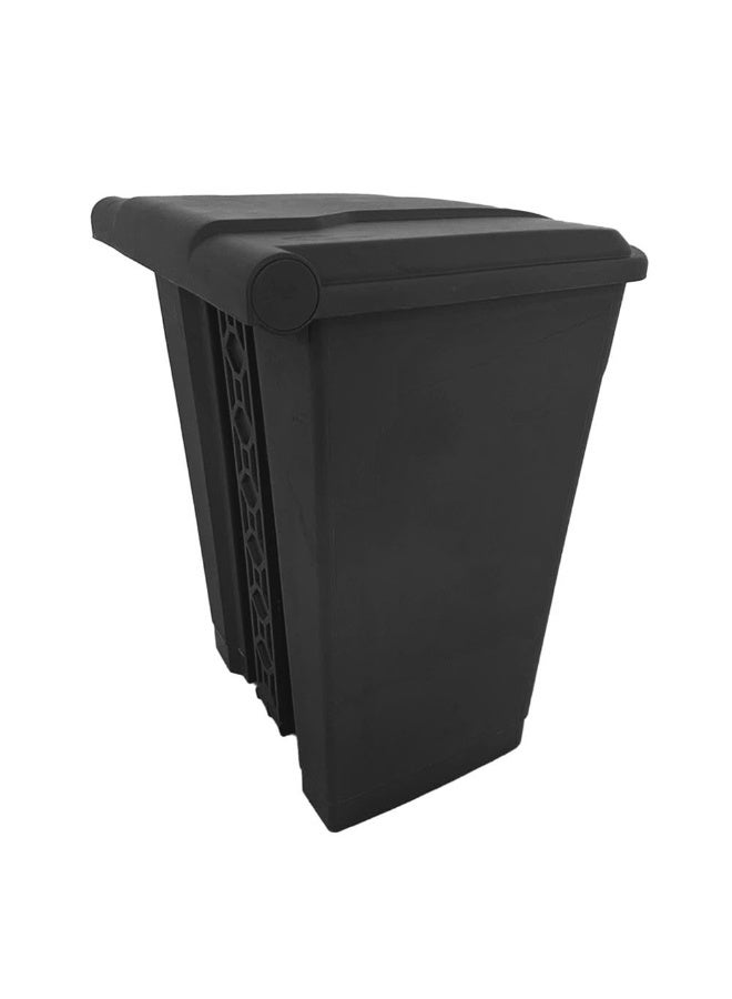 AKC Garbage Trash Can with Centre Pedal, High Density Polyethylene (HDPE) Heavy-Duty Plastic Bins (BLACK, 68 Liters) - Image 3
