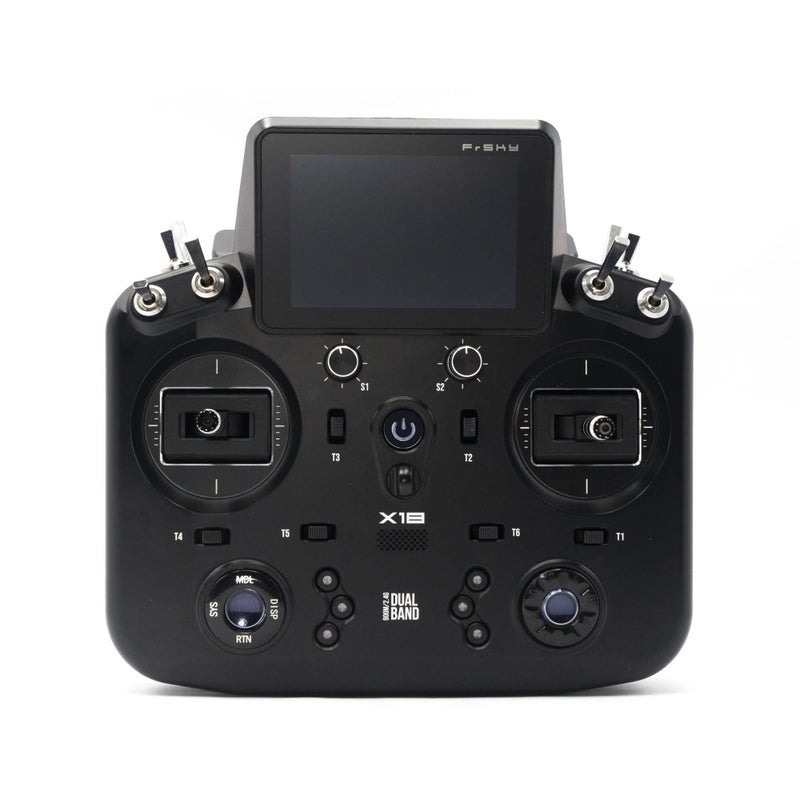 FrSky Tandem X18 Radio Transmitter DualBand 24GHz 900MHz TD System 4ms Low Latency Color Touchscreen ETHOS OS Metal Hall Gimbals 24CH AccessACCST D16 TD Receiver CompatibleBlack - Image 2