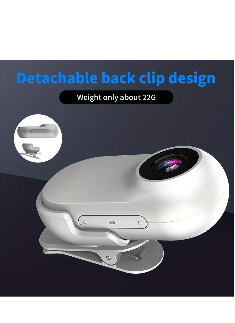 GULFLINK - Creative Vlog Clip 360 Rotating 1080P With LCD Screen Video Record Sports DV Action Body Camera - Image 1