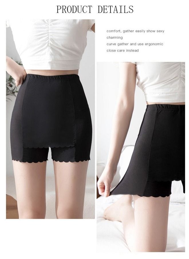 DUNISO - 3PC Women Slip Shorts for Under Dresses Seamless Boyshorts Panties Anti Chafing Underwear Shorts Under Skirts Thigh Slimmer - Image 1