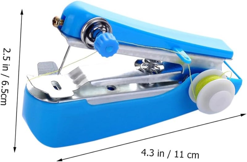 Housoutil 4 قطع مجموعة ماكينة خياطة محمولة صغيرة للإصلاحات السريعة والحرف اليدوية والترقيع - Image 3