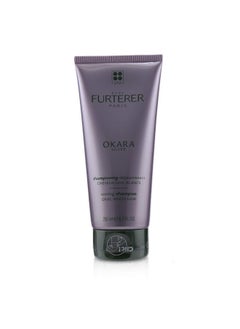 Rene Furterer Okara Silver Toning Shampoo Purple Shampoo For Blonde White Grey Silver Pastel Hair 6.7 Oz.  - Image 1