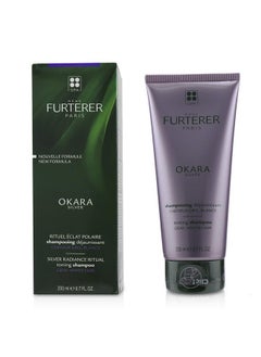 Rene Furterer Okara Silver Toning Shampoo Purple Shampoo For Blonde White Grey Silver Pastel Hair 6.7 Oz.  - Image 3