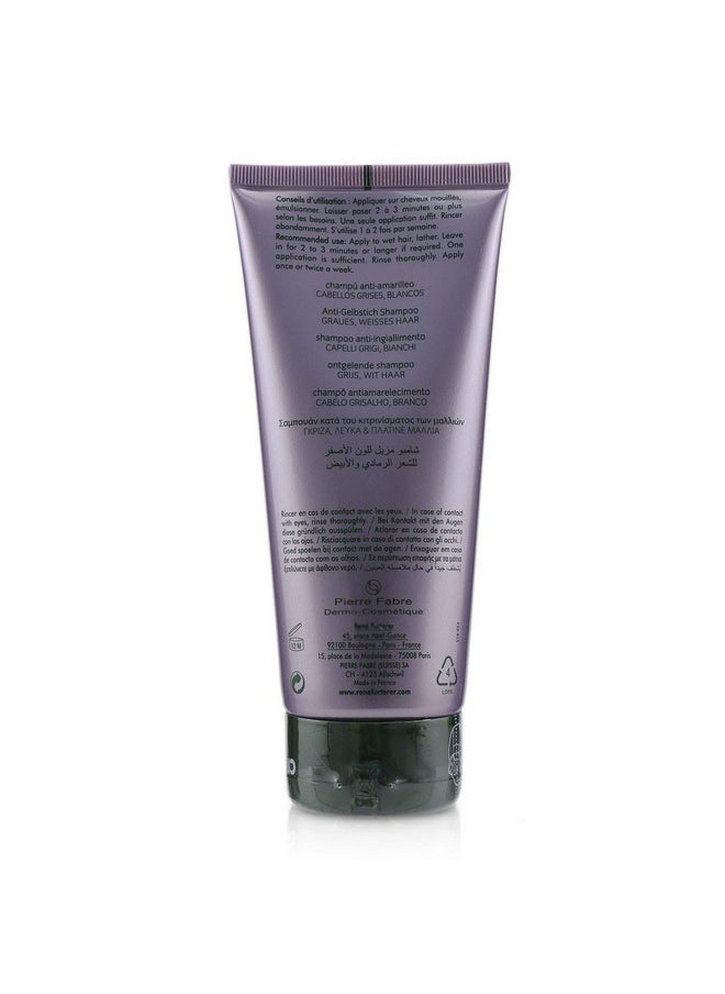 Rene Furterer Okara Silver Toning Shampoo Purple Shampoo For Blonde White Grey Silver Pastel Hair 6.7 Oz.  - Image 4