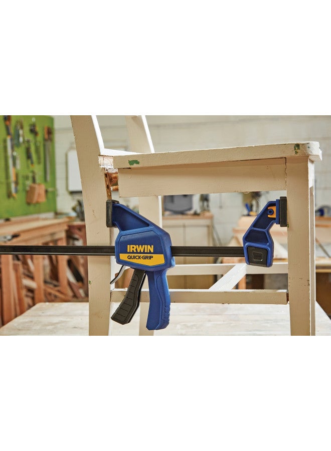 IRWIN QUICK-GRIP Bar Clamp, One-Handed, Medium-Duty, 18-Inch (1964719) - Image 4