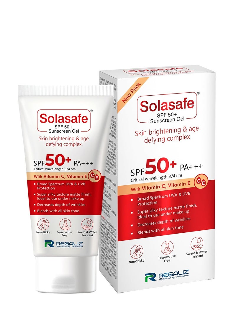 Regaliz Sunscreen SPF 50+ | Broad-Spectrum UVA & UVB Protection | Water-Resistant, Lightweight, and Non-Greasy Formula | Anti-Aging and Blue Light Protection | Suitable for All Skin Types - Image 1