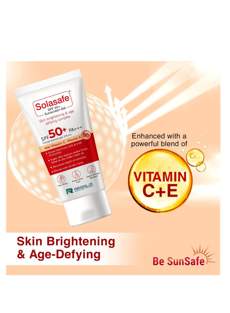 Regaliz Sunscreen SPF 50+ | Broad-Spectrum UVA & UVB Protection | Water-Resistant, Lightweight, and Non-Greasy Formula | Anti-Aging and Blue Light Protection | Suitable for All Skin Types - Image 3
