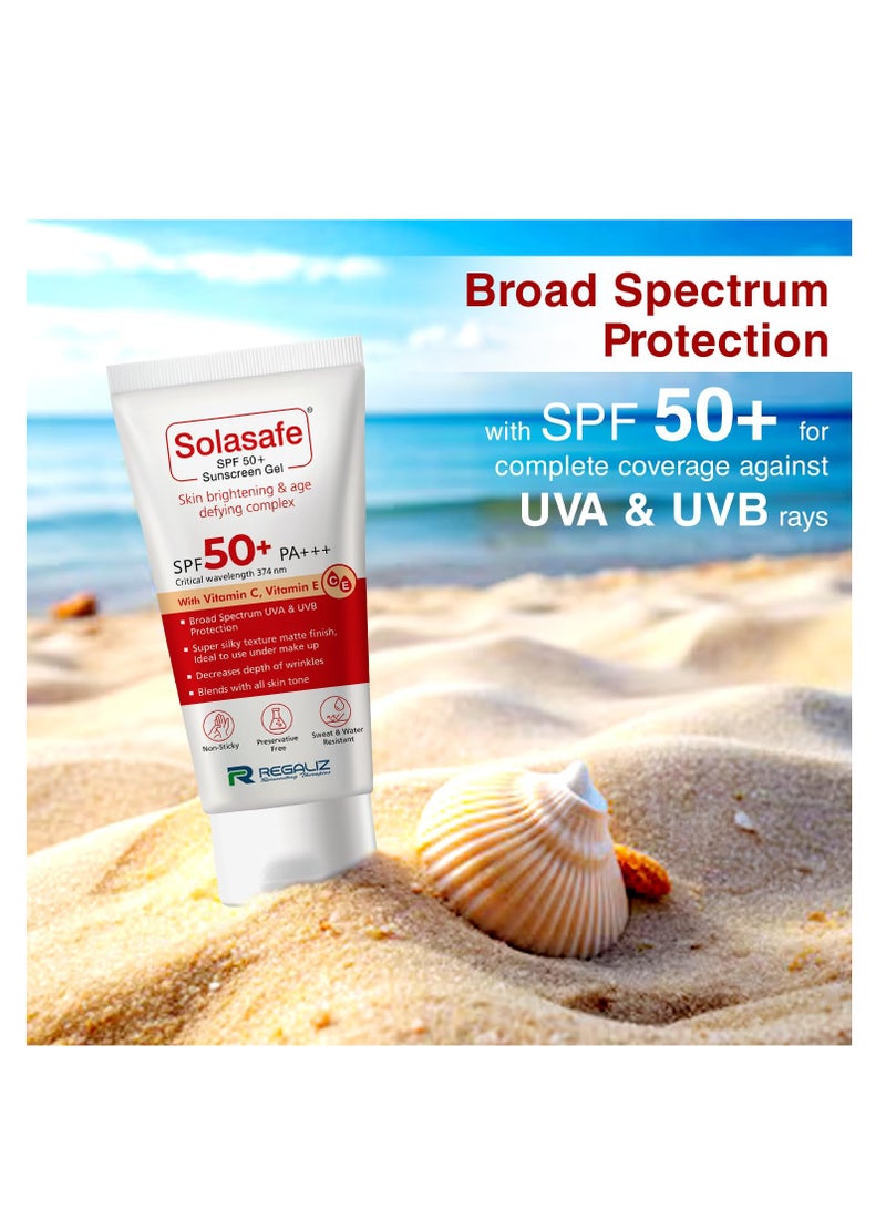 Regaliz Sunscreen SPF 50+ | Broad-Spectrum UVA & UVB Protection | Water-Resistant, Lightweight, and Non-Greasy Formula | Anti-Aging and Blue Light Protection | Suitable for All Skin Types - Image 5