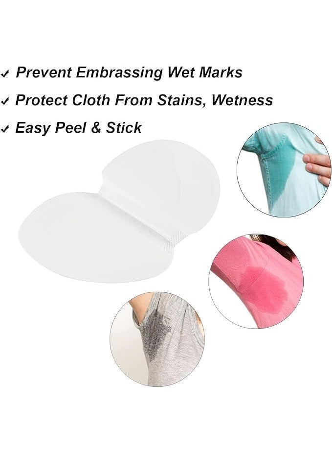 لصقات تحت الإبط لامتصاص العرق – واقي تعرّق للاستخدام مرة واحدة بدون رائحة - Image 3