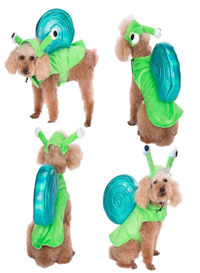 Yoption Dog Snail Costumes, Pet Halloween Cosplay Hoodie Funny Outfits Apparel for Puppy Dogs Kitten (S) - Image 1
