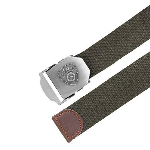 ZORO Men's Cotton Belt (ZR-CB40-44-GN-POLICE_Green) - Image 2