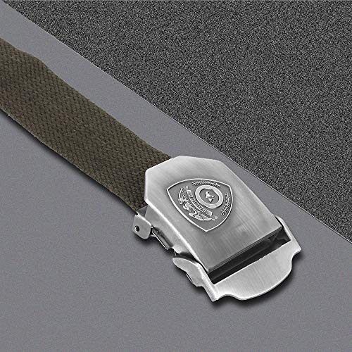 ZORO Men's Cotton Belt (ZR-CB40-44-GN-POLICE_Green) - Image 3