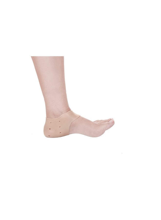 SOLIDA Silicone Anti Crack Heel Pad and Foot Protector Moisturizing Socks for Foot Care Pain Relief and Heel Cracks for Men and Women Free Size (Pack of 1 Pair) - Image 3