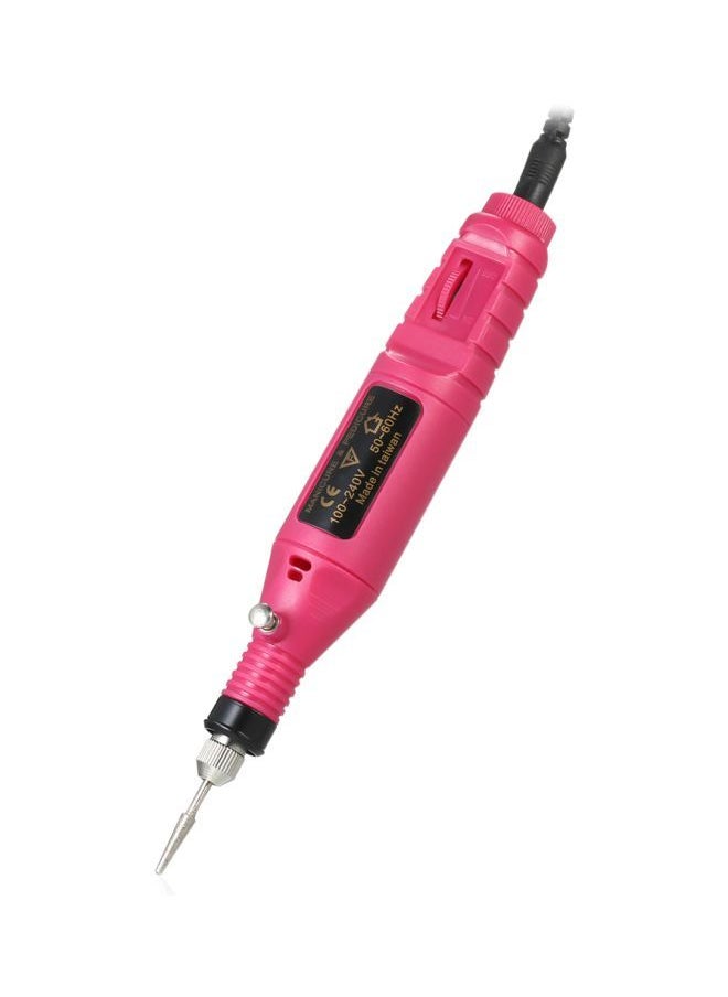 NIBEMINENT 14-Piece Mini Electric Engraver Rose/Black/Silver 0.241kg  - Image 1