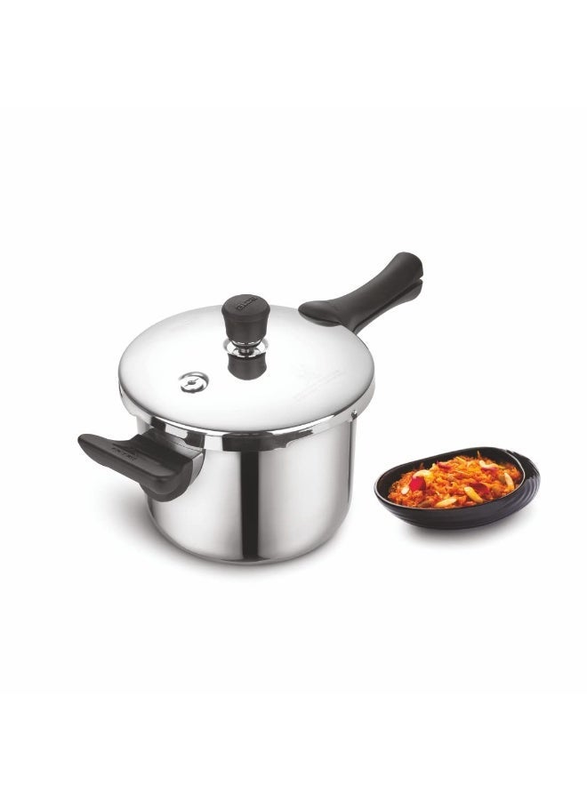 Alda 6.5L Triply Stainless Steel Pressure Cooker (Gas & Induction) (6.5Ltr) - Image 1
