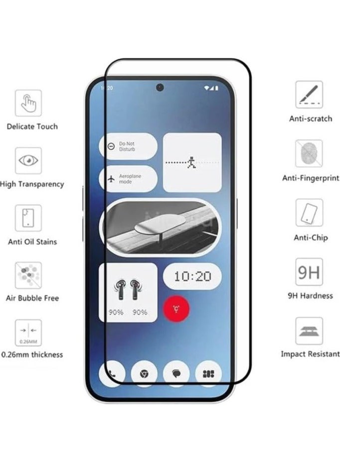 Nothing Phone 2a 2.5D Curved Full Coverage Premium Scratch Resistance 2.5D Touch Tempered Glass Screen Protector For Nothing Phone 2a 2024 - Image 2