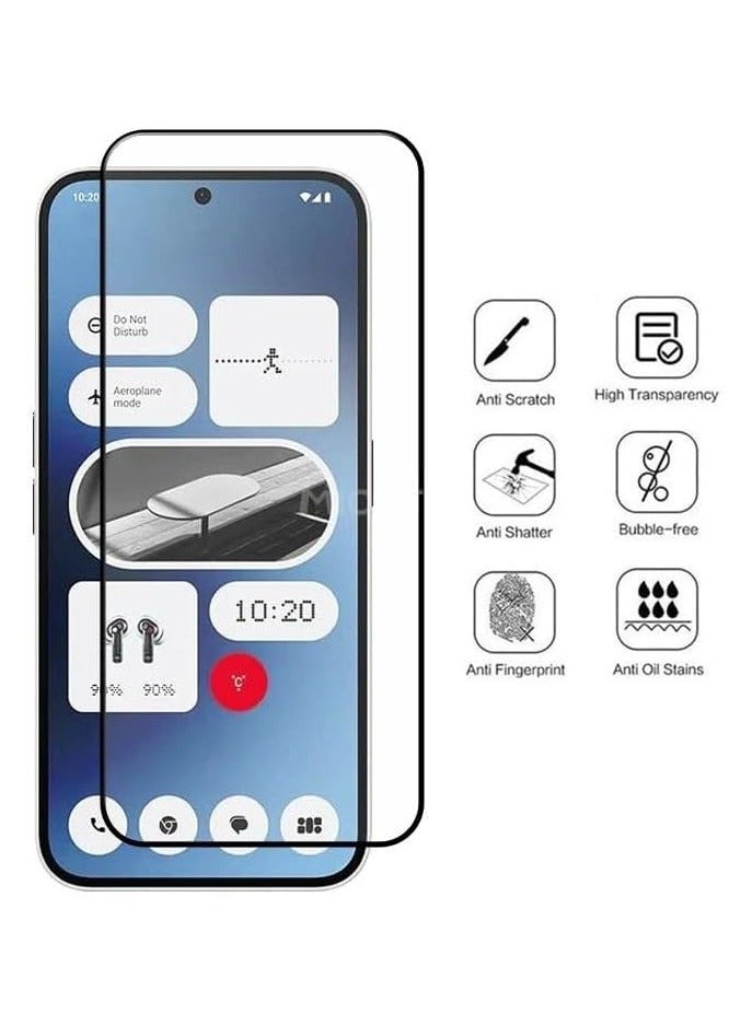 Nothing Phone 2a 2.5D Curved Full Coverage Premium Scratch Resistance 2.5D Touch Tempered Glass Screen Protector For Nothing Phone 2a 2024 - Image 3