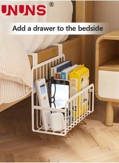 UNUNS Kitchen Storage Basket,Over The Cabinet Door Grid Storage Holder,White  - Image 5