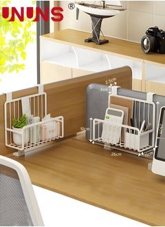 UNUNS Kitchen Storage Basket,Over The Cabinet Door Grid Storage Holder,White  - Image 4