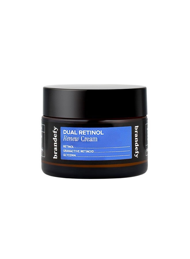 brandefy Dual Retinol Renew Cream With 0.3% Retinol And 1% Granactive Retinoid Us Made 1.6Oz - Image 1