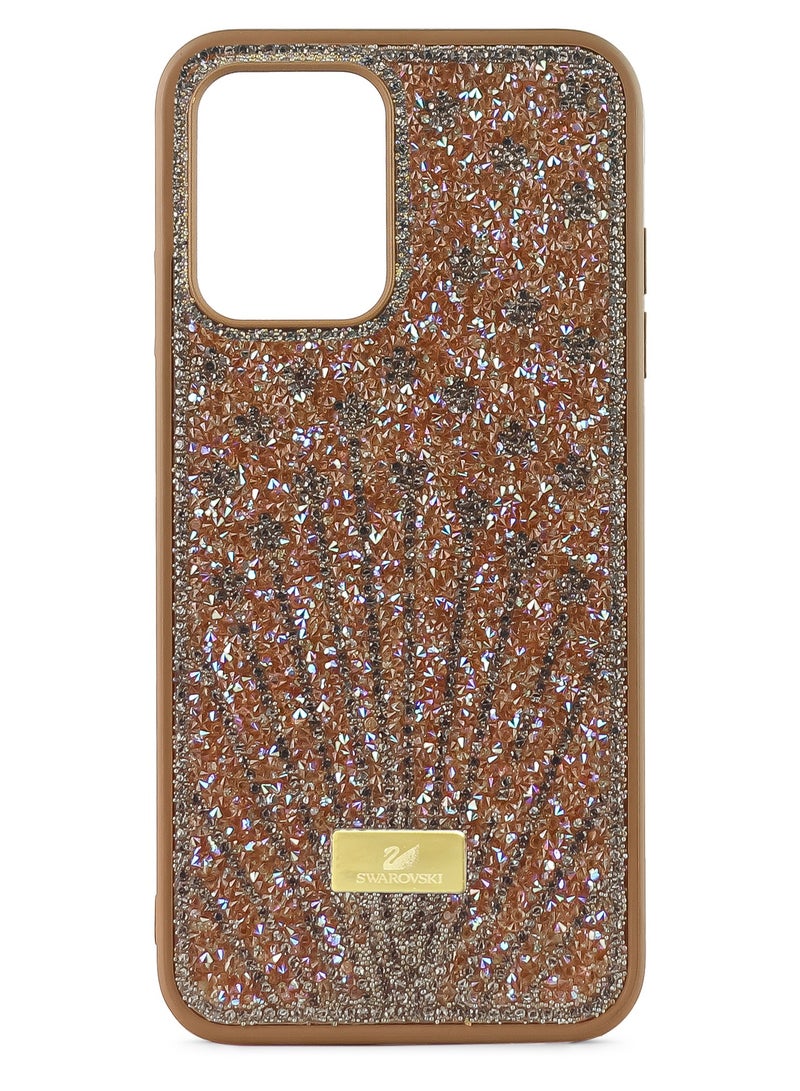 Case For Oppo Reno 13F Case Glitter Sparkle Diamond Crystal Bling Case with Bling Ultra Thin Lightweight Full Body Shockproof Anti-Scratch Protective Cover (Brown)