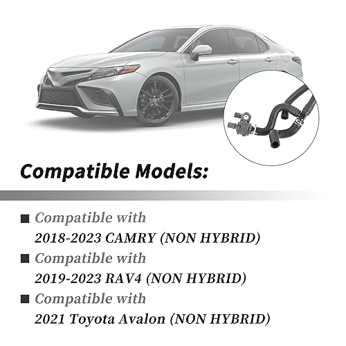 Getfarway خرطوم رادياتير جيت فارواي 16260-F0010 متوافق مع تويوتا كامري 2018 2019 2020 2021 2022 2023/ راف 4 2.5 لتر 2019 2020 2021 2022 2023/ أفالون 2021، استبدال 16260-25010 - Image 2