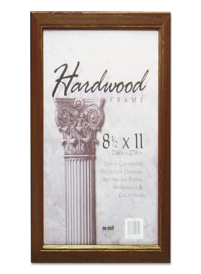 Nudell 15815 Solid Oak Hardwood Frame, 8-1/2 x 11, Walnut Finish - Image 1