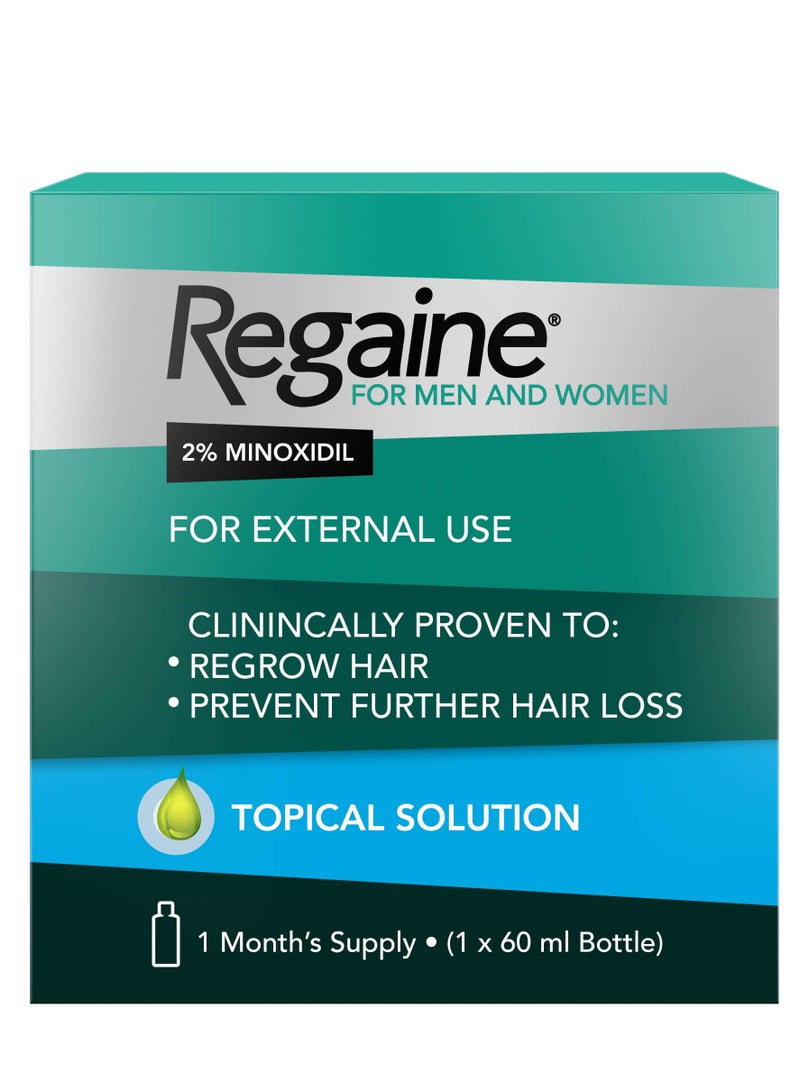 Regaine Regain 2% Solution 60 ml - Image 1