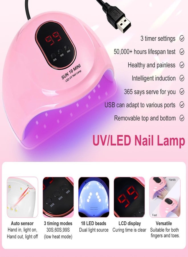 MAJOR DIJIT Acrylic Nail Kit Set for Beginners with Everything Acrylic Powder Nail Drill Lamp Starter Kit with False Nail Tips Nail Art Tools Cosmetic Gift Bag for Salon Home - Image 4