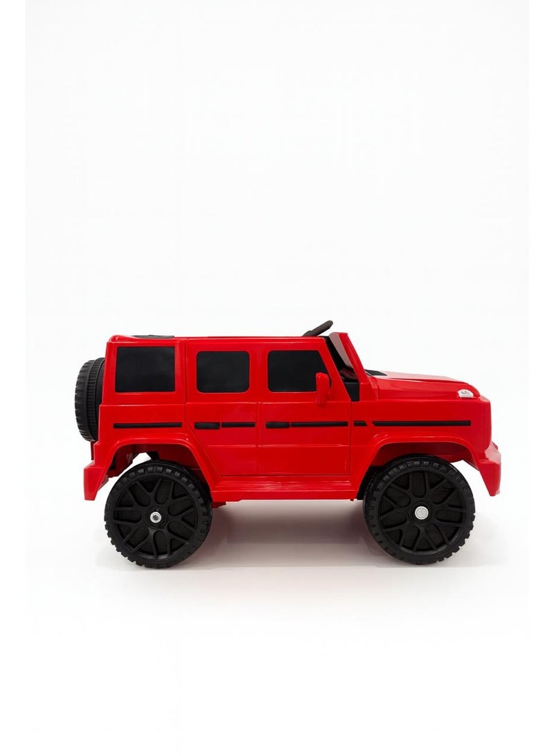 ضحكة  سيارة كهربائية للأطفال – بطارية 12 فولت، محركان 380 واط، تصميم جيب، أضواء LED، موسيقى، ألوان متعددة - Image 3