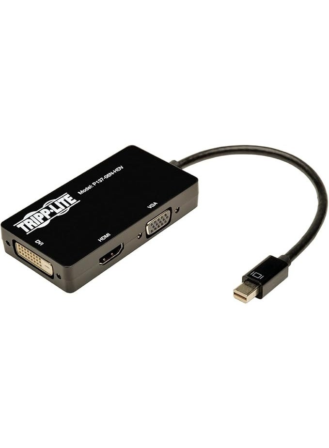 تريب لايت محول Tripp Lite P137-06N-HDV من Mini DisplayPort إلى VGA / DVI / HDMI - Image 1
