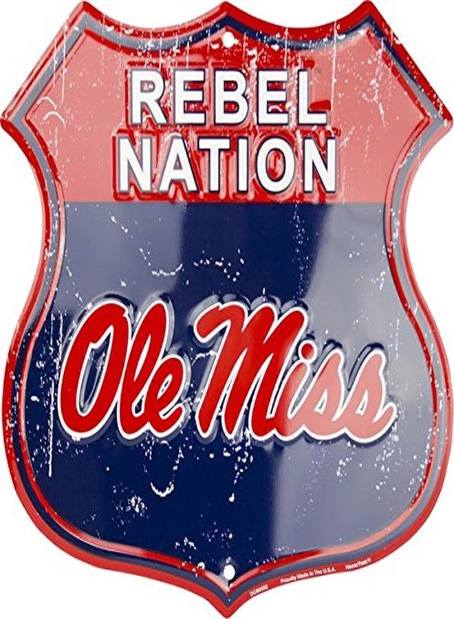 Hangtime Universtiy of Mississippi - Ole Miss Rebels - Rebel Nation - Ole Miss 12x12 inch Route Sign
