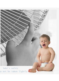 Cool Baby COOLBABY 16-20 Inch Children's Anti-Pinch Fan Protective Cover Cartoon Household Floor-Standing Electric Fan Protective Cover Washable  - Image 2