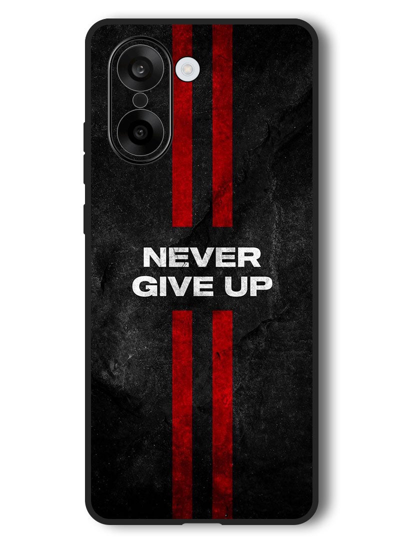Theodor Case Compatible with OnePlus Nord CE 5 6.77 Inch Protection Shockproof Bumper Cover Never Give up stripes - Image 1