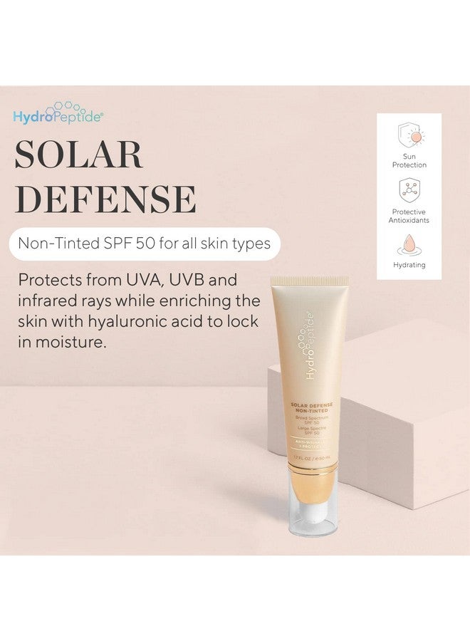 HydroPeptide Solar Defense Face Sunscreen Spf 50 Broad Spectrum Nontinted Moisturizing & Antioxidant Rich Reefsafe1.7 Ounce (Packaging May Vary) - Image 3
