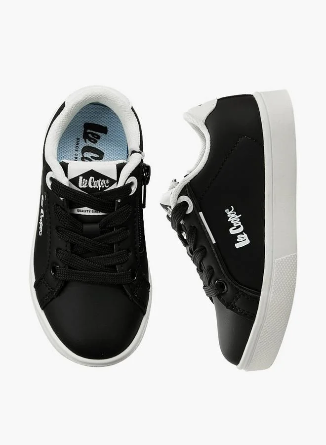 لي كوبر Boys Lace-Up Ankle Sneakers