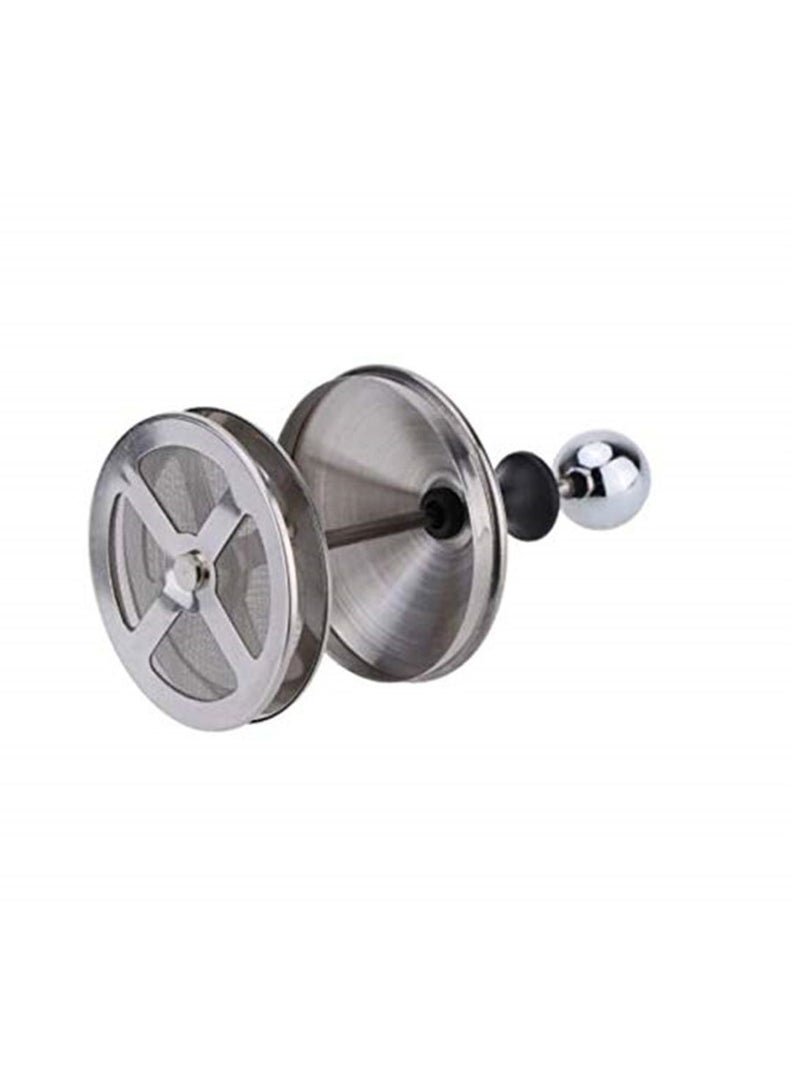 400ml Stainless Steel Milk Frother Double Mesh Milk Foamer - Image 4