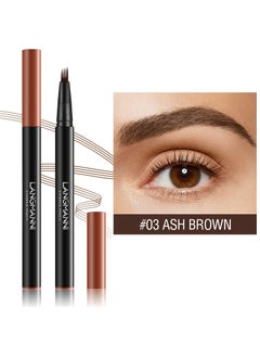LANGMANNI 03Eyebrow Pencil - Eye Makeup Brow Pen Liquid Pencil with 4 Micro-Fork Tip  - Image 1