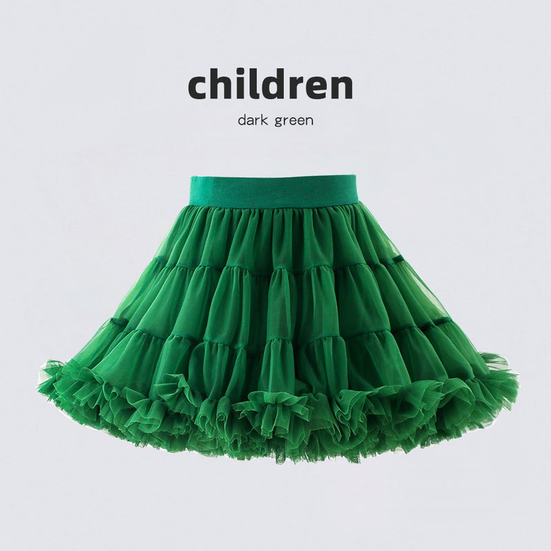 Tutu Skirt Type A Half Skirt For Girls, Second Generation Baby Girl, Stylish One-Year-Old Princess Skirt, Children'S Tutu Skirt, Convex Skirt For Girls - Image 1