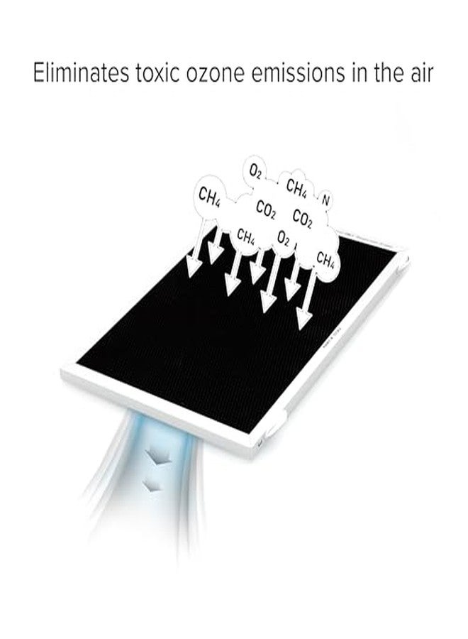 نيو ويف فلتر بديل لإزالة الأوزون من Nuwave لجهاز تنقية الهواء الذكي NuWave OxyPure Zero، مصنّع ومباع من قبل الشركة المصنّعة الأصلية لطرازات OxyPure Zero 47251 و47261، أبيض اللون - Image 4