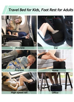 Arabest Travel Pillow - Smart Multifunctional Inflatable Neck Support with Adjustable Height, Portable Head/Neck/Feet/Spine Cushion for Adults & Kids Comfortable Sleeping on Airplanes, Trains, in Offices & Camping Trips  - Image 2