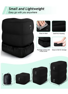 Arabest Travel Pillow - Smart Multifunctional Inflatable Neck Support with Adjustable Height, Portable Head/Neck/Feet/Spine Cushion for Adults & Kids Comfortable Sleeping on Airplanes, Trains, in Offices & Camping Trips  - Image 3