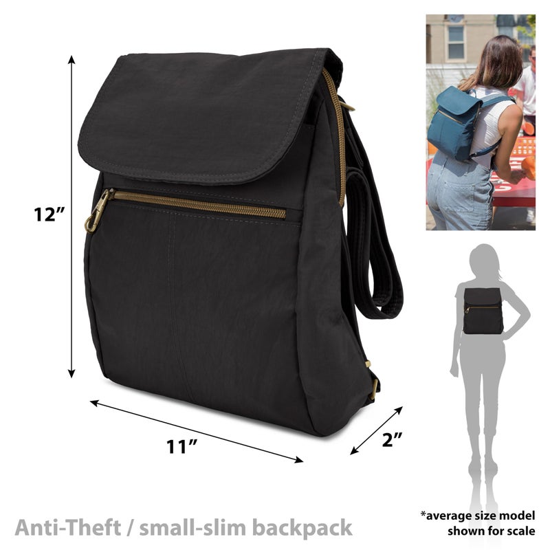 Travelon Anti-Theft Signature Slim Backpack - Image 3