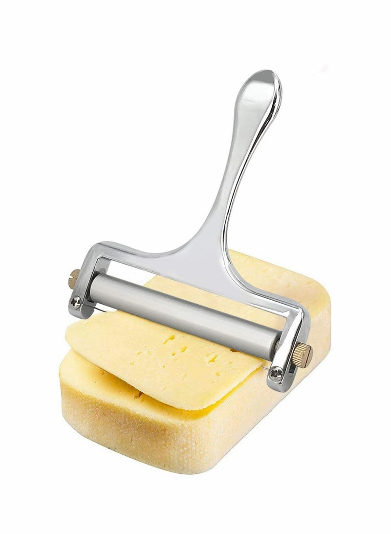 Excefore Adjustable Thickness Cheese Slicer Stainless Steel Wire Cheese Cutter - Image 4
